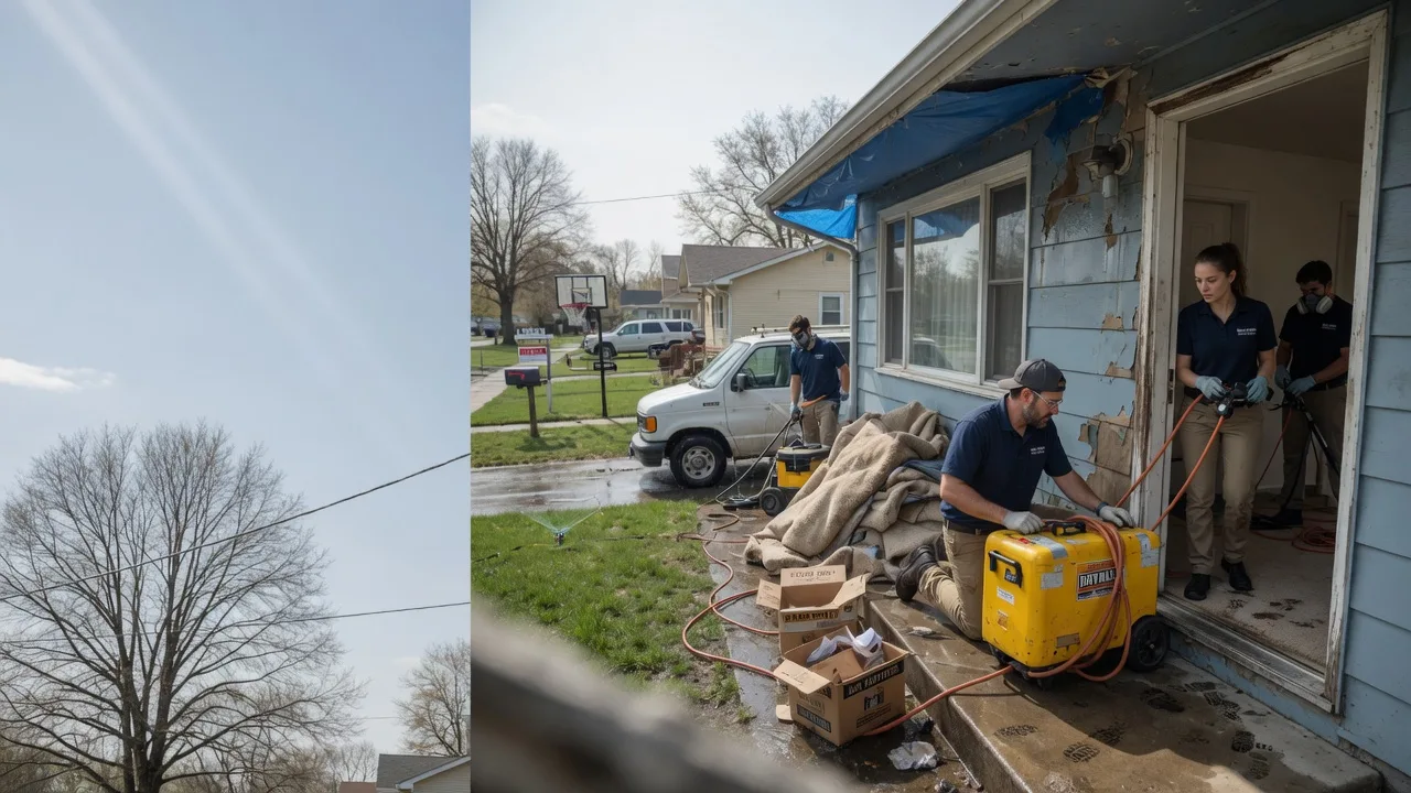Basement Flood Cleanup in Three Bridges, NJ near me